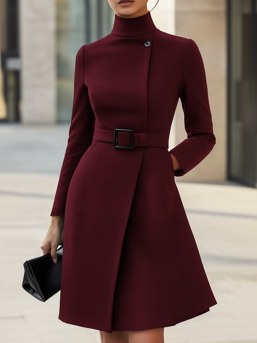 Camille | Robe Col Montant