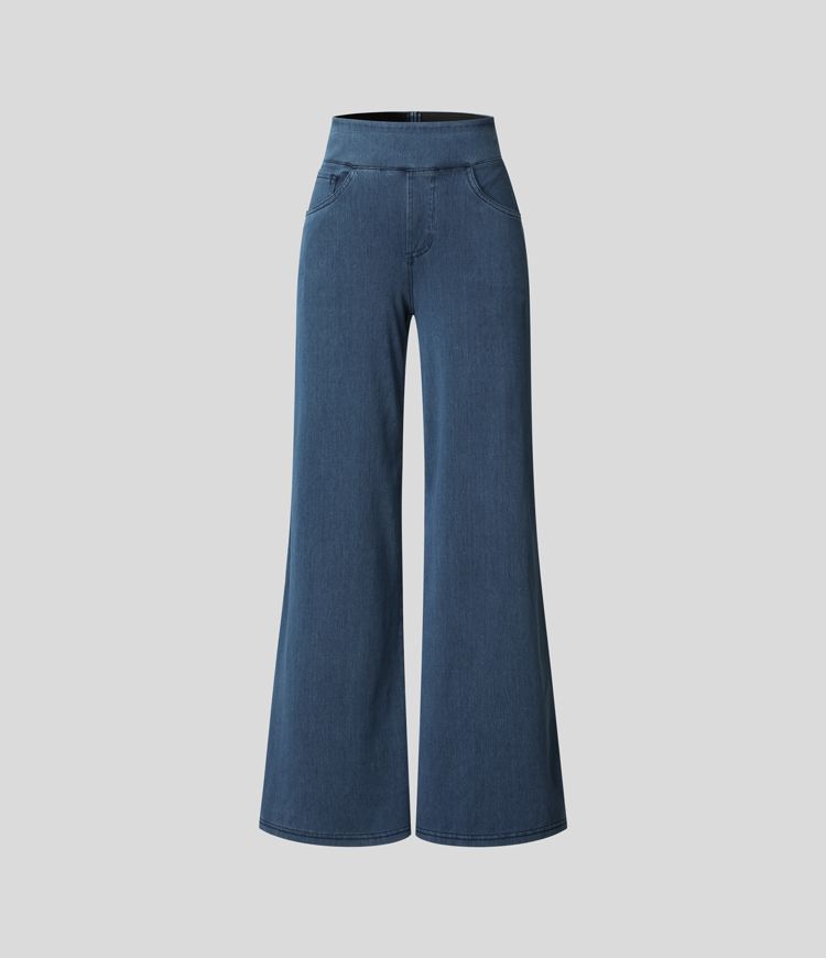 Evie | Pantalon Élastique Taille Haute