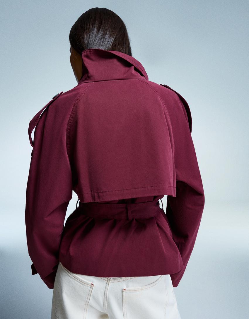 Alba – Trench léger avec ceinture et boutons