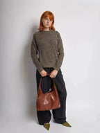 Camille | Sac cabas en cuir effet vieilli