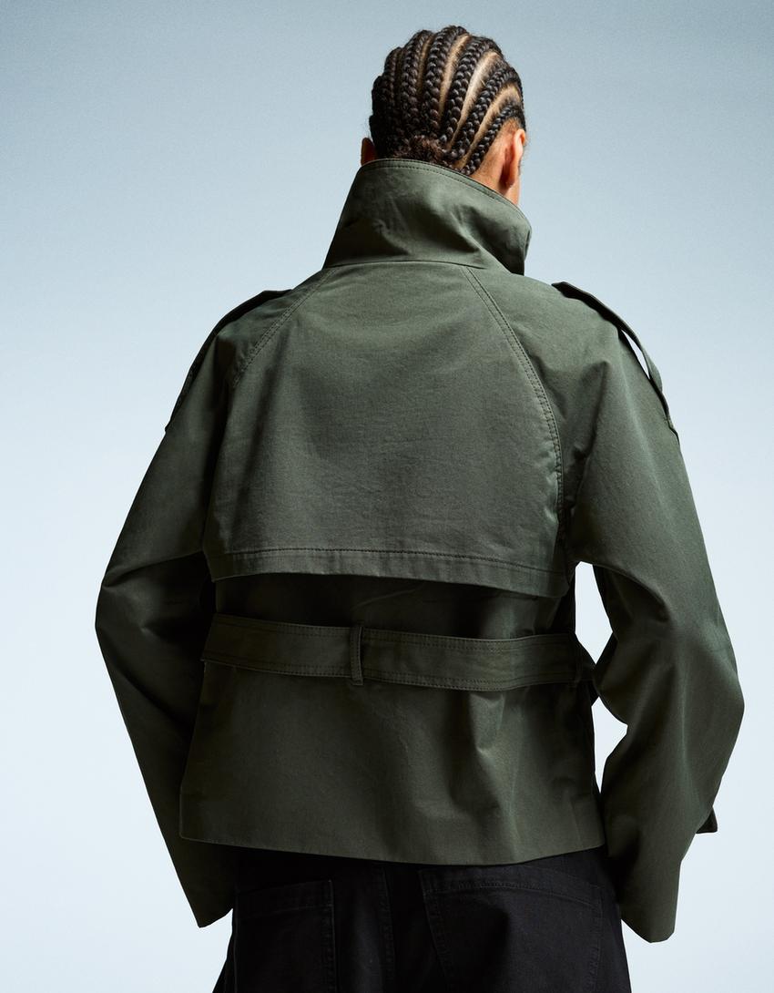 Alba – Trench léger avec ceinture et boutons