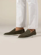 Mocassins de yacht de luxe en daim pour homme | 1 acheté, 2 offerts