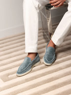 Mocassins de yacht de luxe en daim pour homme | 1 acheté, 2 offerts