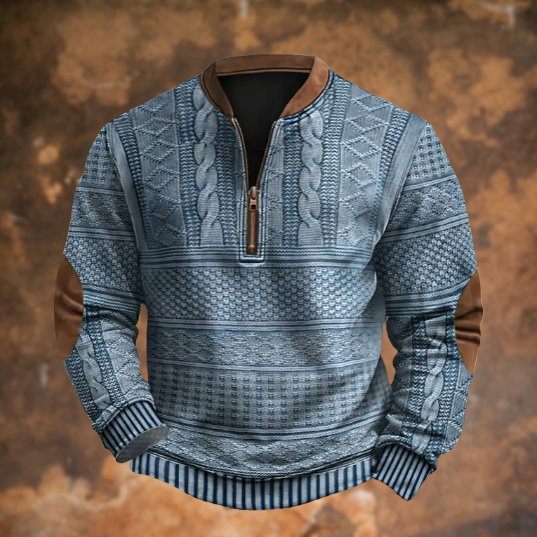 Aloin ™ | Pull torsadé imprimé