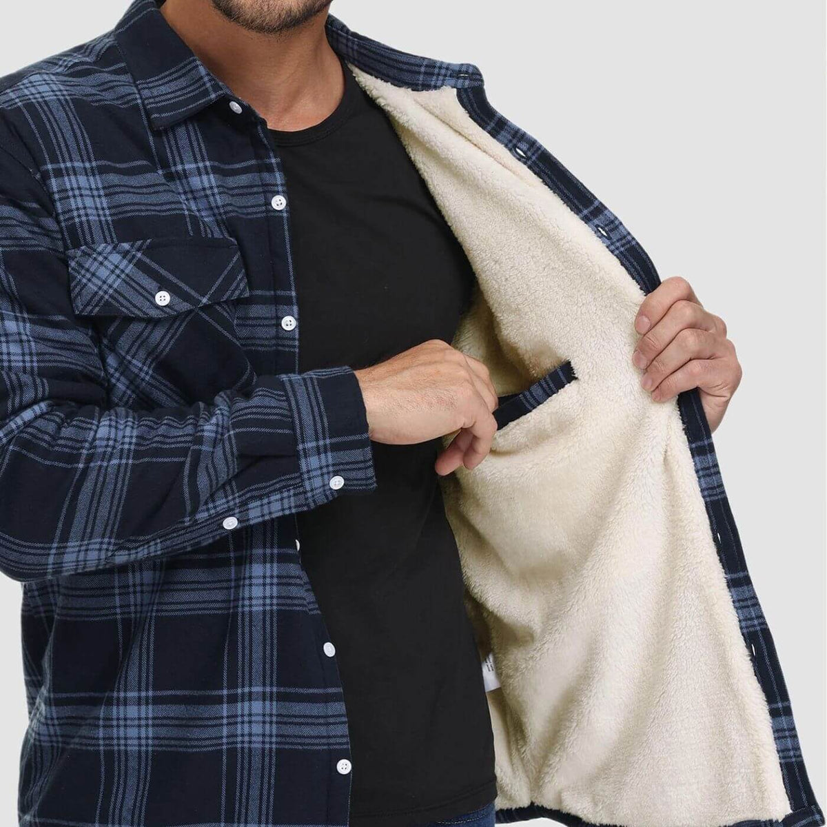 Hugo | Veste à Doublure Carreaux