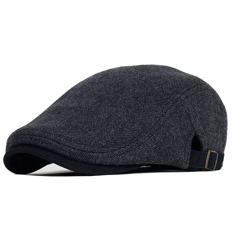 Étienne | Casquette Élégante à Motif Chevron