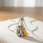 Amoria | Collier Cœur à Finition Dorée ou Noire