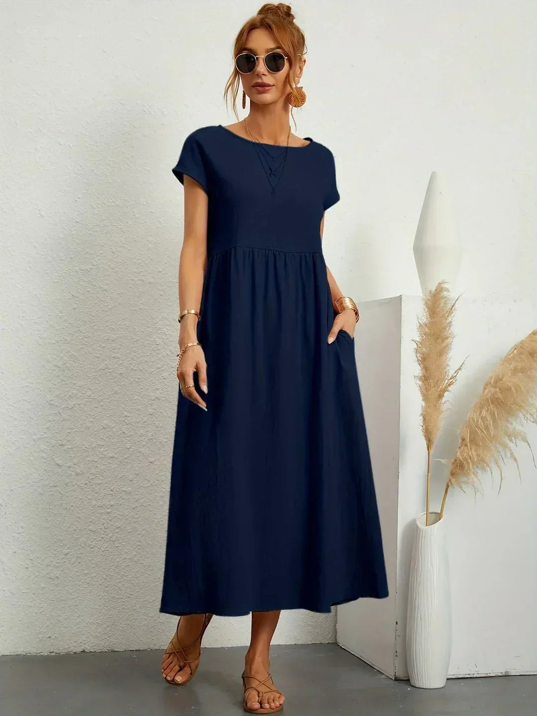 Élise | Robe Légère en Coton avec Poches
