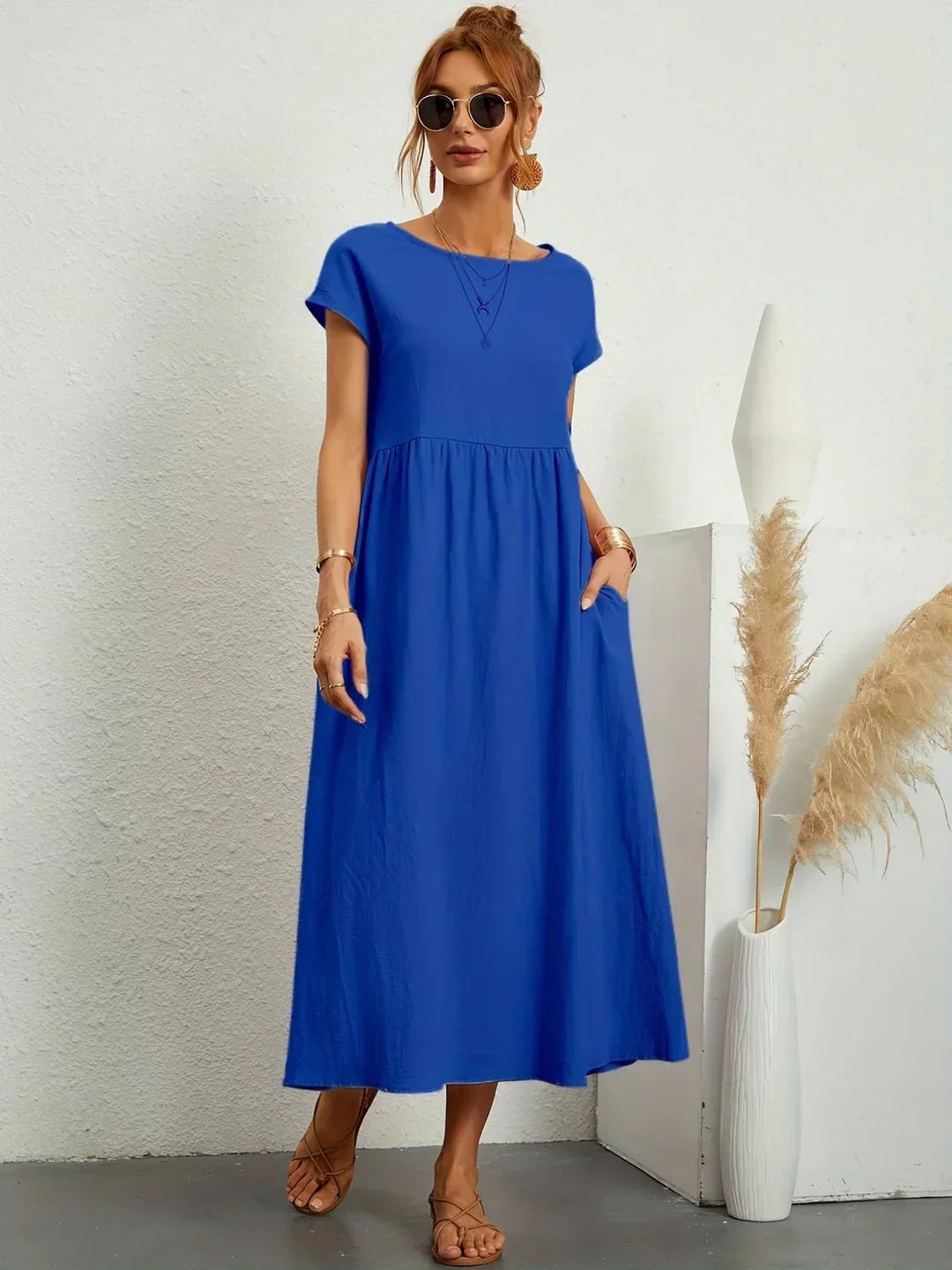 Élise | Robe Légère en Coton avec Poches
