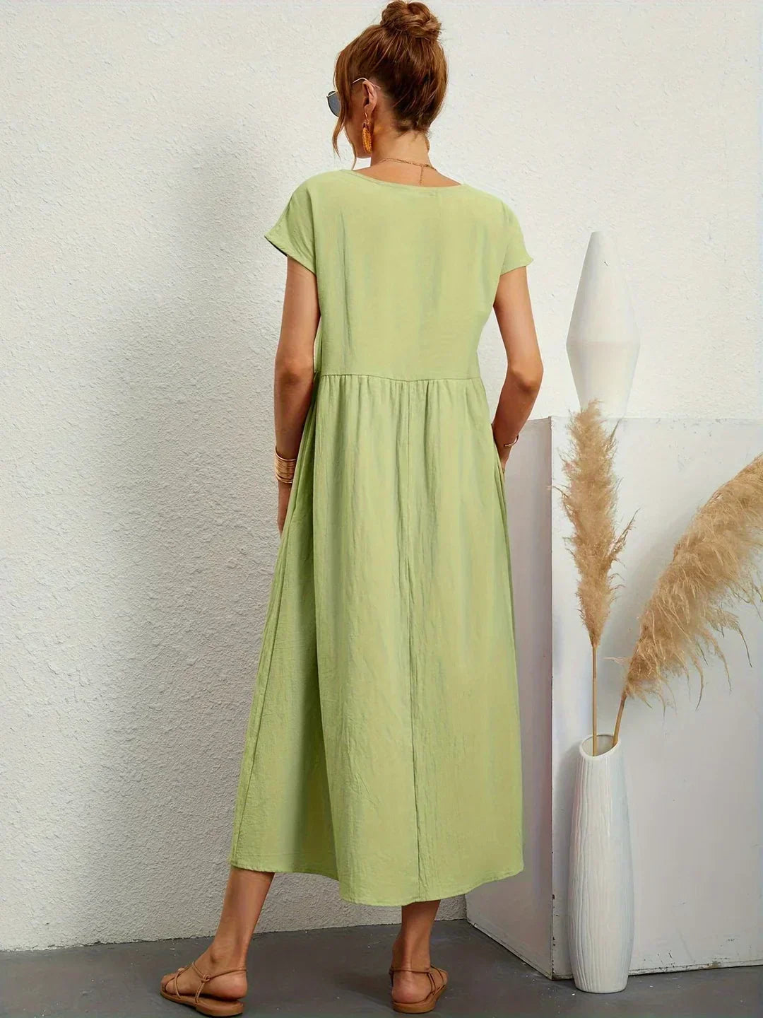 Élise | Robe Légère en Coton avec Poches