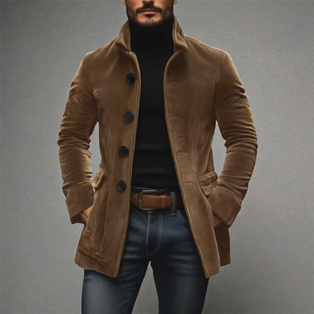 Victor | Veste en Velours Côtelé