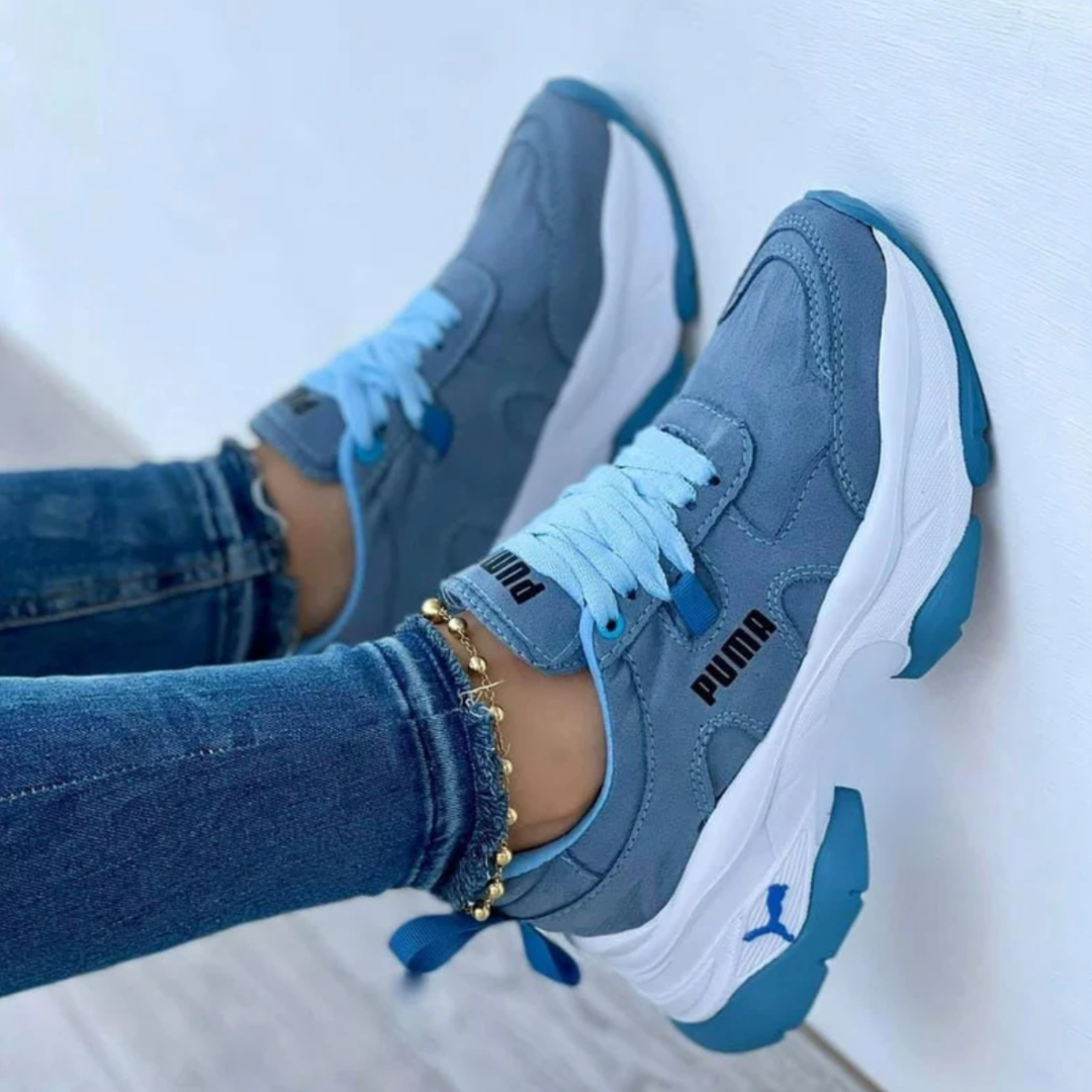 Puma – Baskets pour femmes avec semelle chunky et fermeture à lacets | 1 achetée = 2 offerts