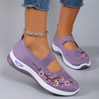 Amaya – Ballerines d’Été en Coton Brodé
