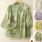Anaïs | Blouse Brodée Élégante