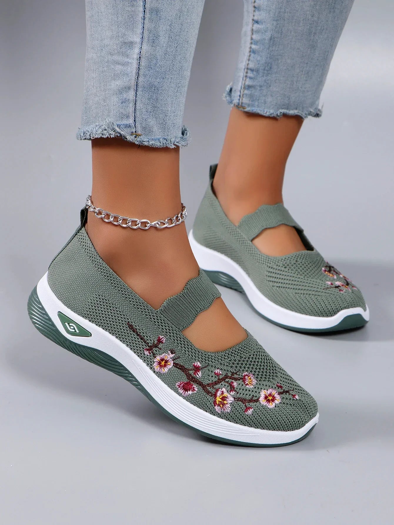 Amaya – Ballerines d’Été en Coton Brodé