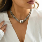 Amélisse | Collier Multicouches Doré Raffiné