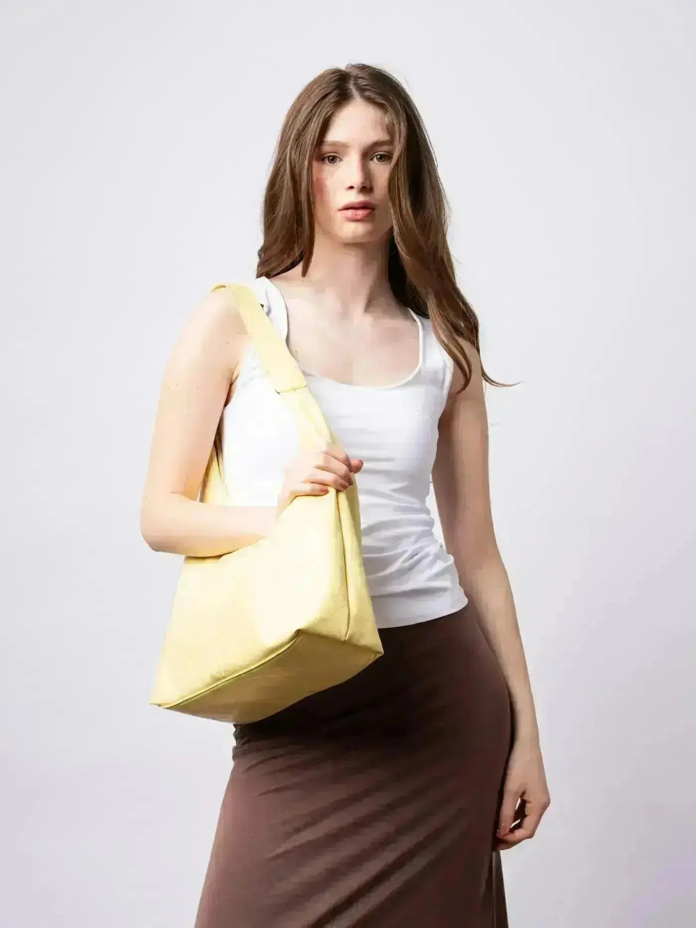 Camille | Sac cabas en cuir effet vieilli