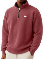 Léo | Pull en maille avec col zippé | 1 acheté = 2 offerts