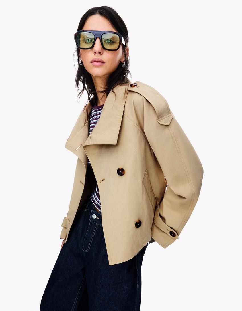 Alba – Trench léger avec ceinture et boutons