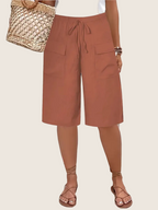 Lina | Short Confortable à Taille Élastique