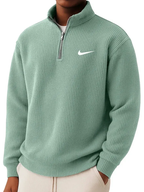 Léon | Pull en maille avec col zippé | 1 acheté = 1 offert