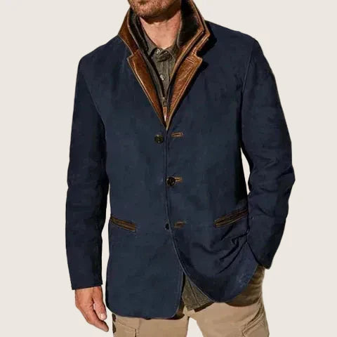 Louis | Veste Suédée Élégante